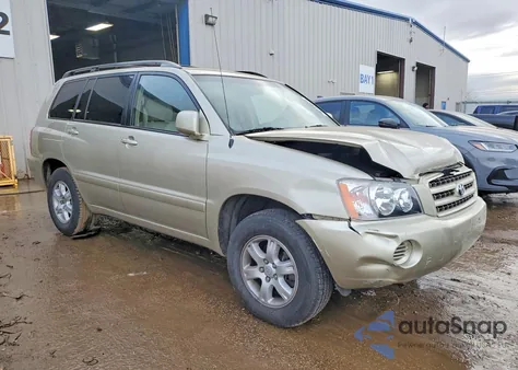 2002 Toyota Highlander Base from USA, damaged, VIN JTEGF21A820068304